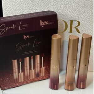 lys Beauty Speak Love 3 Piece Matte Liquid Lipstick Set (7.2 mL each) - NEW
